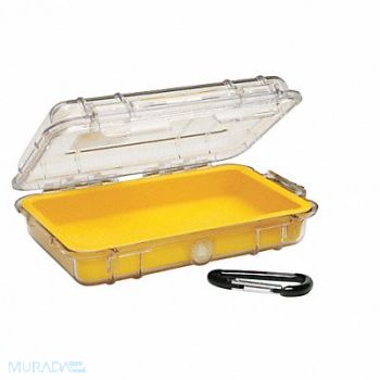 PELICAN Micro Case Yellow 7-1/2 x5-1/16 x2-1/8, 9MCT4