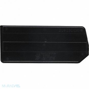 QUANTUM STORAGE SYSTEMS Divider 4 3/8 in Black 6 PK6, 9ME47