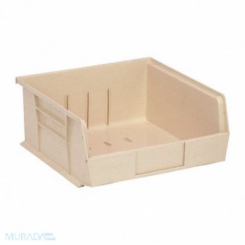 QUANTUM STORAGE SYSTEMS F0603 Hang and Stack Bin Ivory PP 5 in, 9ME61