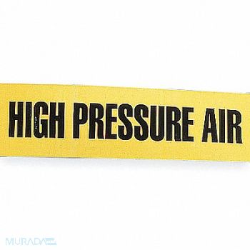 HARRIS INDUSTRIES Pipe Marker High Pressure Air 2in W, 9MF04