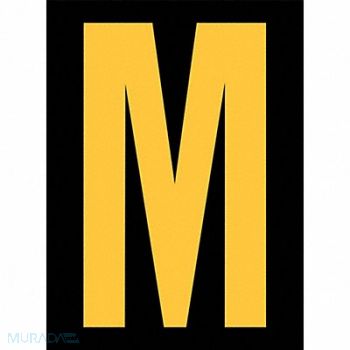 STRANCO INC Reflective Letter Label M 2-1/2in H PK25, 9MG85