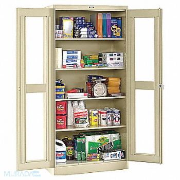TENNSCO Storage Cabinet 72 x36 x24 Sand 4Shlv, 8PGP3