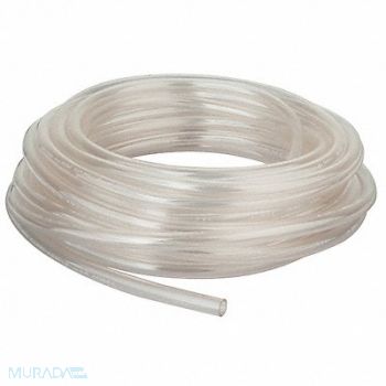 TYGON Tubing Clear 3/8 in Inside Dia 50 ft., 9MH86