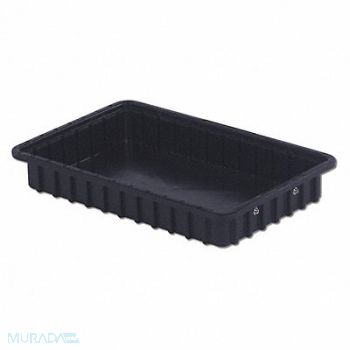 LEWISBINS Divider Box Black TPE 18, 9MJC5