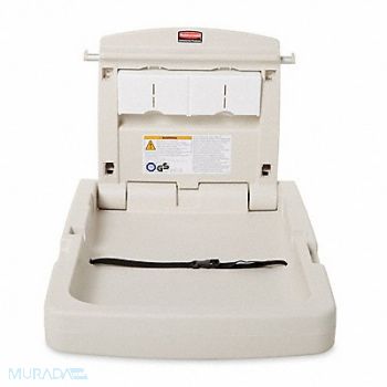 RUBBERMAID COMMERCIAL PRODUCTS Changing Station Gray 34 1/8 in W, 9N188