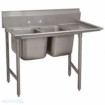 ADVANCE TABCO Regaline Sink Square 24 x24 x12, 9NLD6