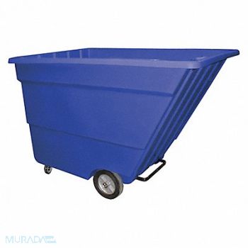 GRAINGER APPROVED Tilt Truck Light-Duty 2-1/4 cu yd. Blue, 9NUD6