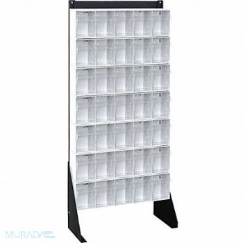 QUANTUM STORAGE SYSTEMS Bin Storage Rack Powder Coated 52 in, 9NWD9