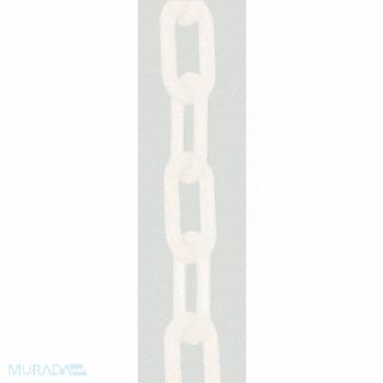 MR. CHAIN E1224 Plastic Chain 1-1/2 In x 300 ft White, 9NXV3