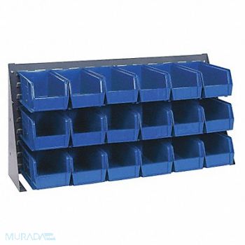 QUANTUM STORAGE SYSTEMS Louvrd Bnch Rk 1/4x20x36in LdCap 150lb, 9NYE4