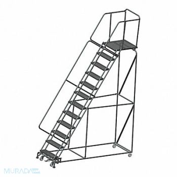 BALLYMORE Lockstep Rolling Ladder Steel 120 In.H, 9NZG6