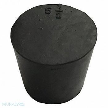 GRAINGER APPROVED Stopper 25mm Black PK21, 9P905