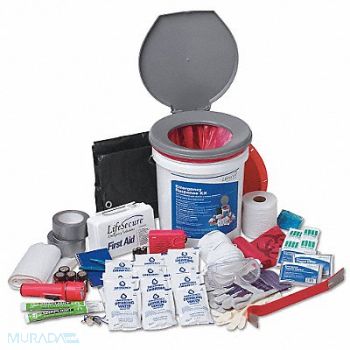 LIFESECURE Disaster Survival Kit 25 People, 9PCJ0