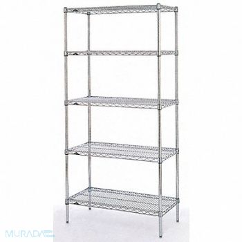 METRO Wire Shlv Unit Cap 500 lb 24inx63inx72in, 8A895