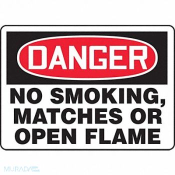 ACCUFORM Danger No Smoking Sign 10X14 ENG, 772Z92
