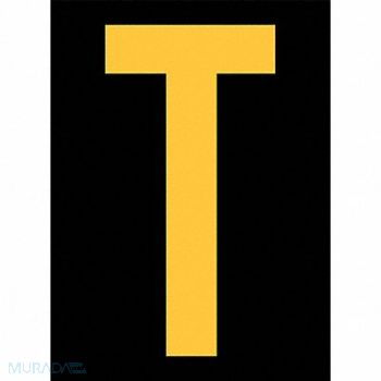 STRANCO INC Reflective Letter Label T 2-1/2in H PK25, 9PT81