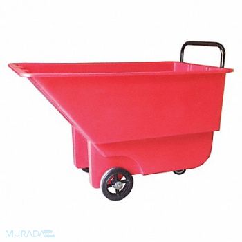 GRAINGER APPROVED Tilt Truck Lt-Duty 1/3 cu yd 275 lb Red, 9PW62
