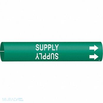 BRADY Pipe Marker Supply 2 in H 2 in W, 9PYT8