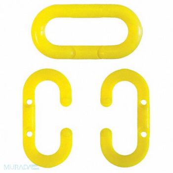MR. CHAIN Chain Link 1-1/2 in Yellow Acetal PK10, 9PYW2