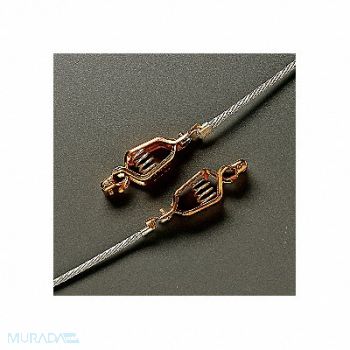 GRAINGER APPROVED Alligator Clip 5/8 Opening 5/8 Throat, 8A205