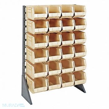 QUANTUM STORAGE SYSTEMS F1613 BinRailFlrRck 15inx54inx36in LdCp 50 lb, 9RYW6