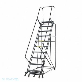 BALLYMORE Stock Picking Roll Ladder Steel 120 In.H, 9K152