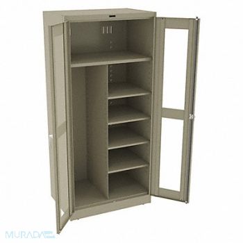 TENNSCO Combo Wardrobe Cabinet 78 H 36 W Sand, 9T083