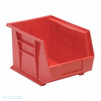 QUANTUM STORAGE SYSTEMS F0604 Hang and Stack Bin Red PP 7 in, 9T491
