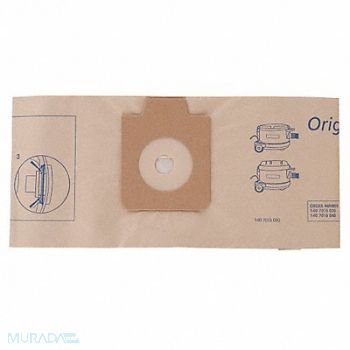 NILFISK Vacuum Bag Paper 2-Ply Reusable PK10, 9TA41