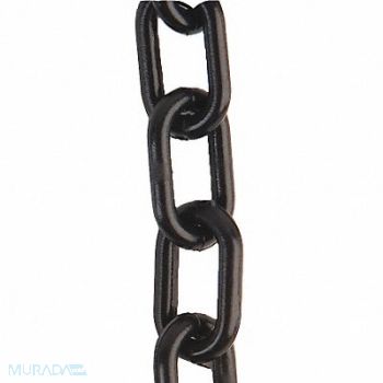 MR. CHAIN E1223 Plastic Chain 3 In x 100 ft Black, 9TDP6