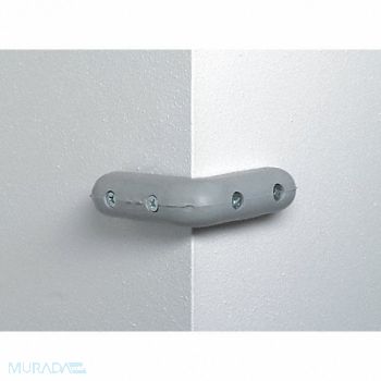 PAWLING CORP Corner Bumper 8 x 1 In Tan Drilled, 9TZA1