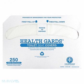 HOSPECO Toilet Seat Cover Half Fold PK20, 9U019