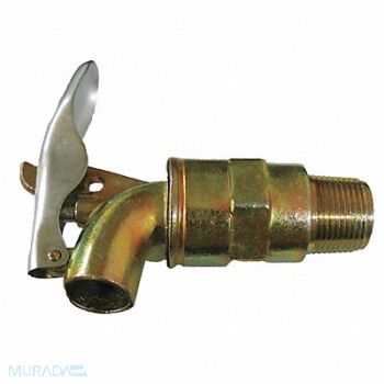 GRAINGER APPROVED Barrel Faucet Die-Cast Alloy Gold NPT, 9U315
