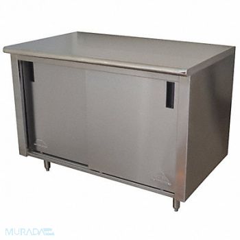 ADVANCE TABCO Cabinet Workbench SS 48 W 30 D, 9U390