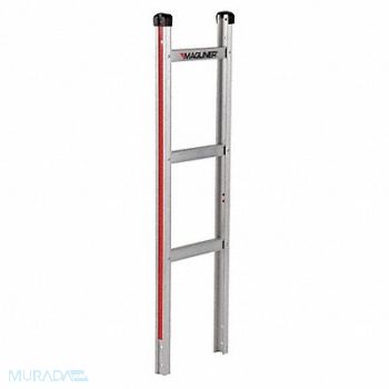 MAGLINER Straight Back Frame Steel Silver, 9U476