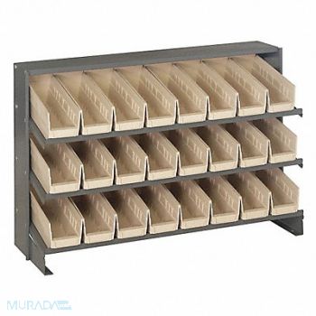 QUANTUM STORAGE SYSTEMS E1540 Bench Pick Rack 12x21x36in Ivory, 9U894
