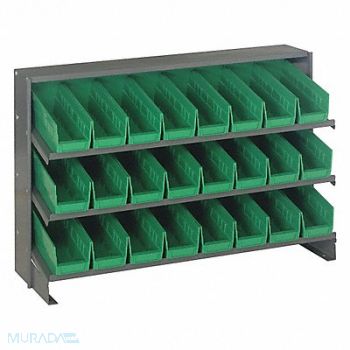 QUANTUM STORAGE SYSTEMS E1540 Bench Pick Rack 12x21x36in Green, 9U895