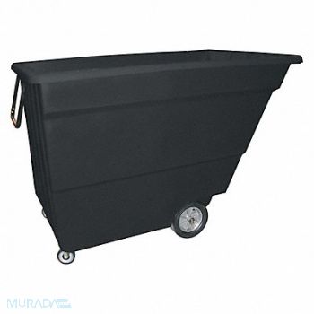 GRAINGER APPROVED Tilt Truck Light-Duty 1-3/4 cu yd Black, 9UA43