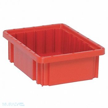 QUANTUM STORAGE SYSTEMS Divider Box Red Polypropylene 12, 9UA67