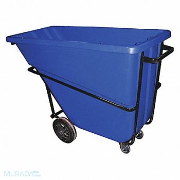 GRAINGER APPROVED Tilt Truck Heavy-Duty 5/8 cu yd. Blue, 9UAA3