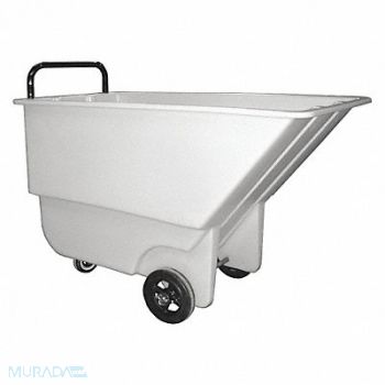 GRAINGER APPROVED Tilt Truck Lt-Duty 1/3 cu yd 275 lb Whte, 9UCF0