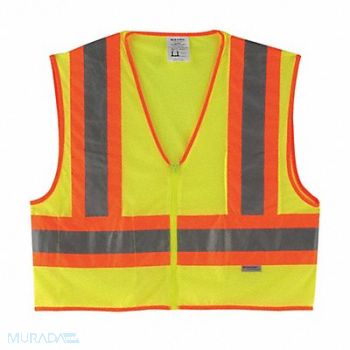 MCR SAFETY K2283 High Visibility Vest Class 2 L, 9UL18