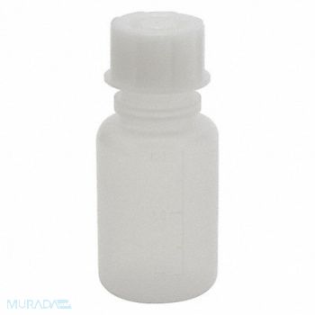 DYNALON Graduated Bottle 100mL Plastic Wide PK10, 9VX70