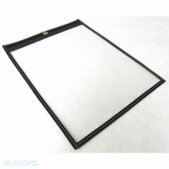 BAW PLASTICS Shop Env 11 x 8-1/2 In Bk Plstc PK50, 9W852