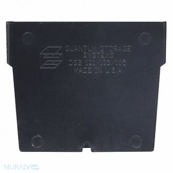QUANTUM STORAGE SYSTEMS Divider 4 1/8 in Black 50 PK50, 9WEE5