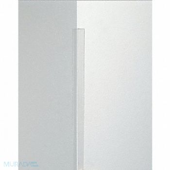 PAWLING CORP Corner Guard 1-1/8 x 48 In Clear Smooth, 9WFZ8