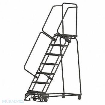 BALLYMORE Lockstep Rolling Ladder Steel 70 In.H, 9WHG9