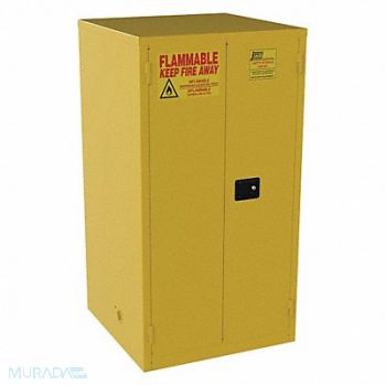 JAMCO Cabinet 2-Dr 60 gal Flammable 34x65x34, 8W412
