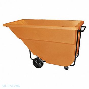 GRAINGER APPROVED Tilt Truck Med-Duty 1-1/8 cu yd Orange, 9WK91