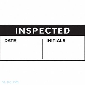 STRANCO INC Inspection Label English Quality PK350, 9WKK9